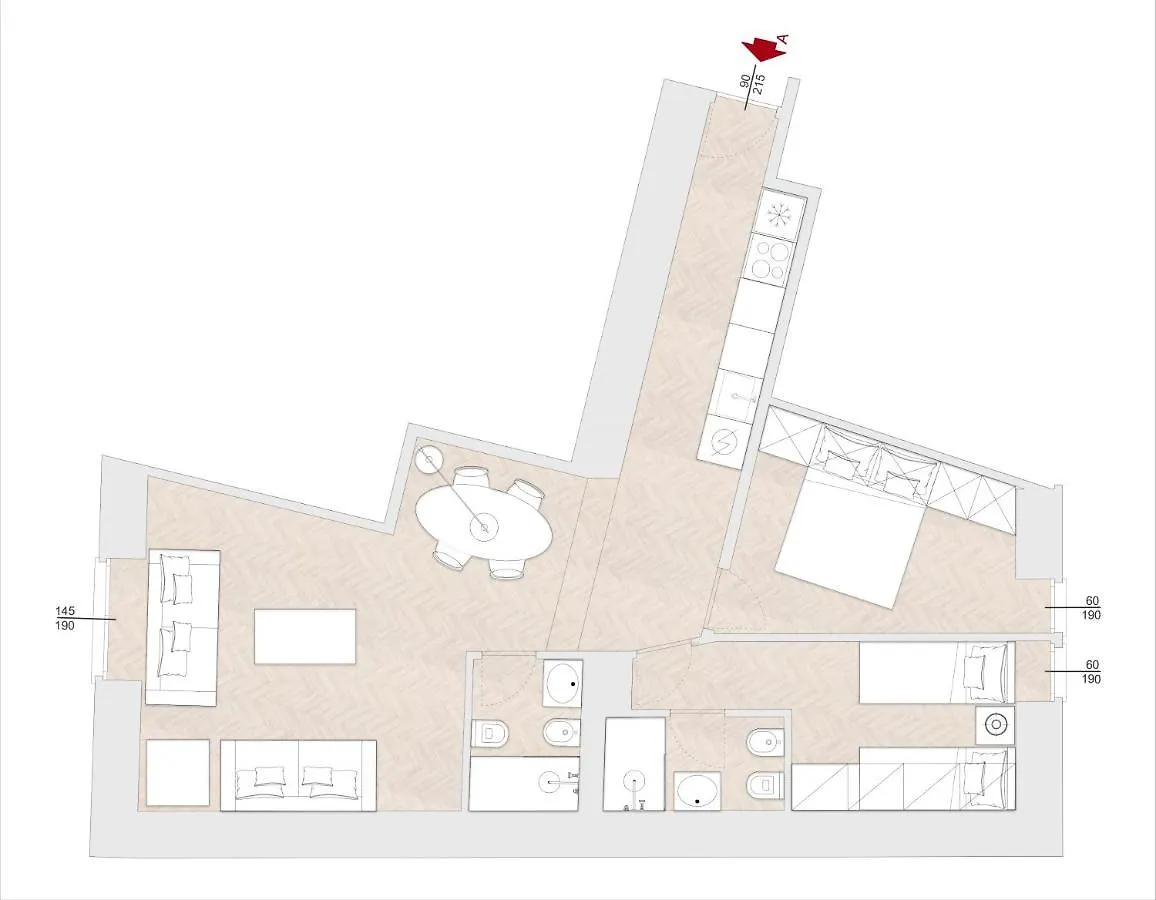 Appartamento Brera - Marcora 6 B Luxury Living Milano